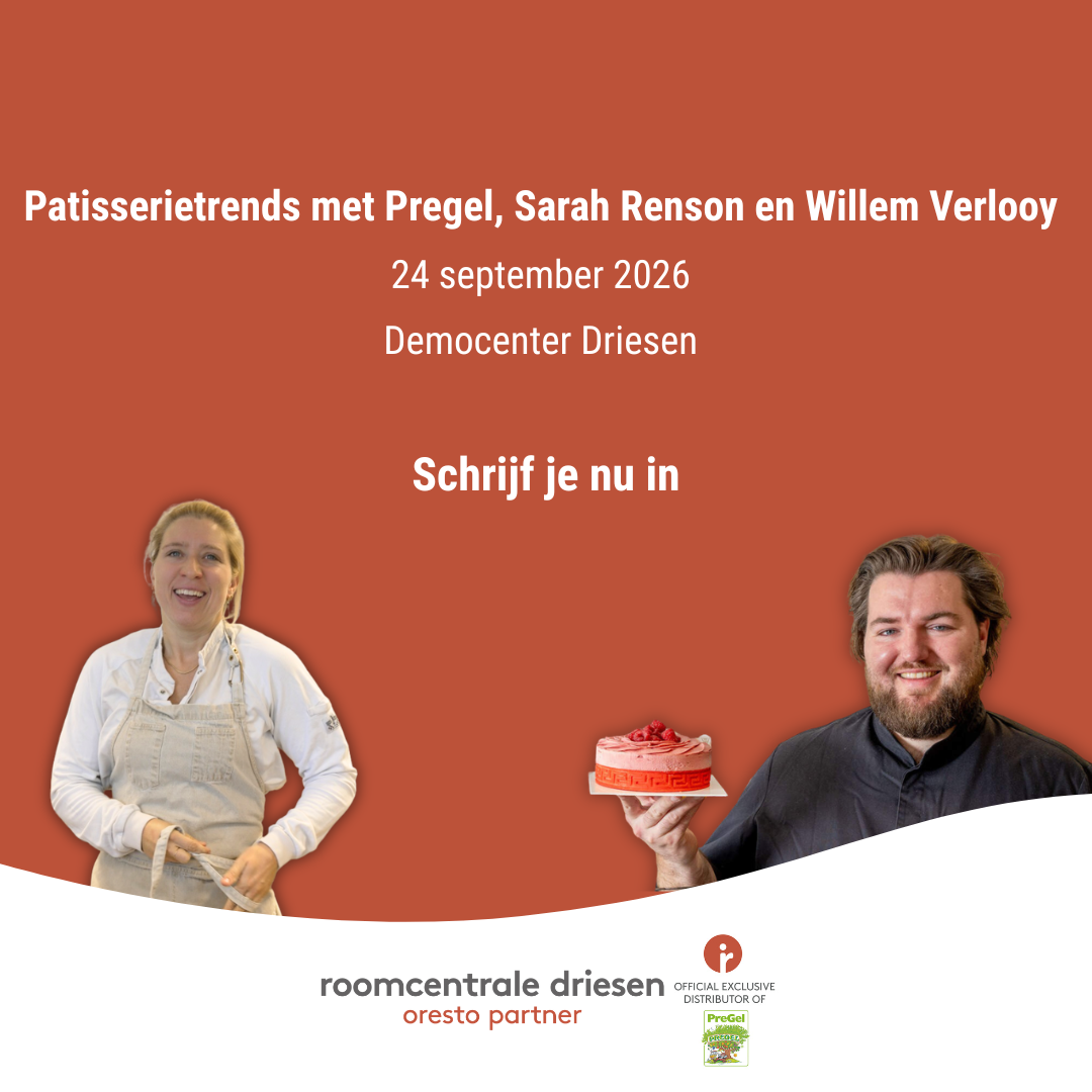 Patisserietrends met Pregel, Sarah Renson en Willem Verlooy - volledige dag